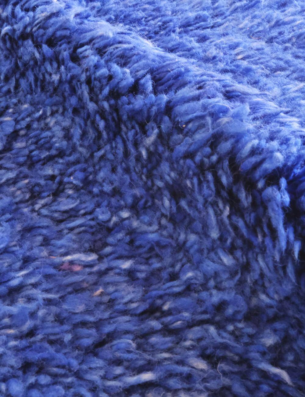 Vintage Majorelle Blue Rug - 336 x 203 cm