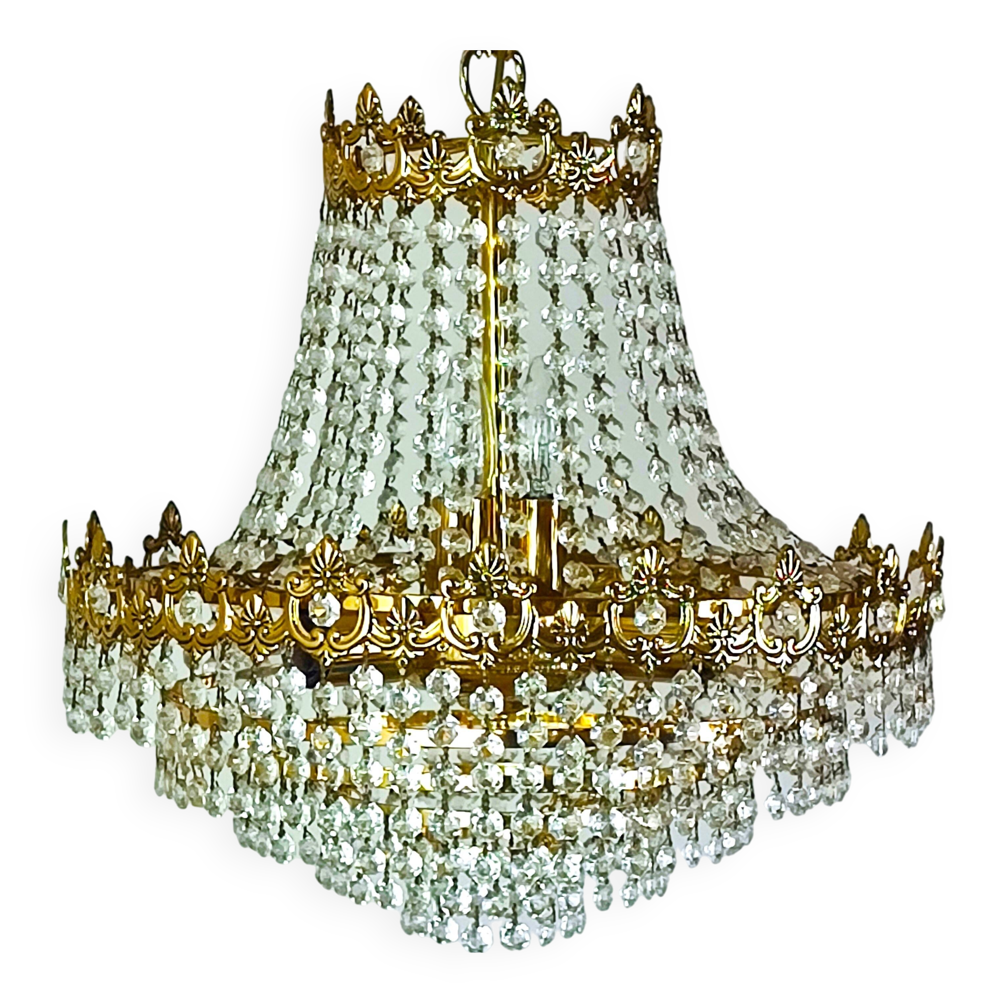 5-light tassel chandelier