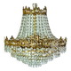 Lustre pampilles 5 feux