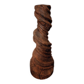 Brutality wooden candle holder