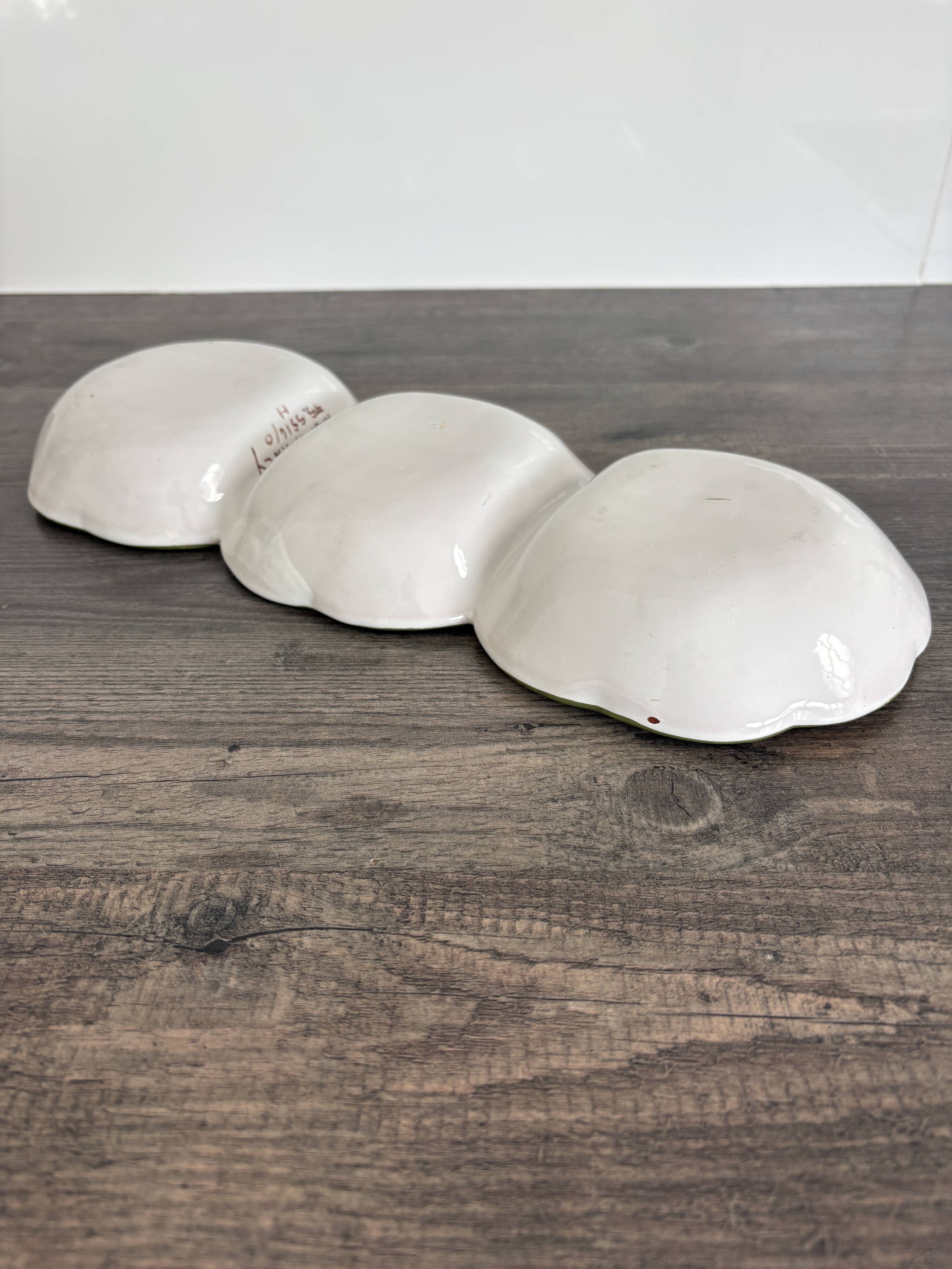 Vintage ceramic Italian aperitif plate