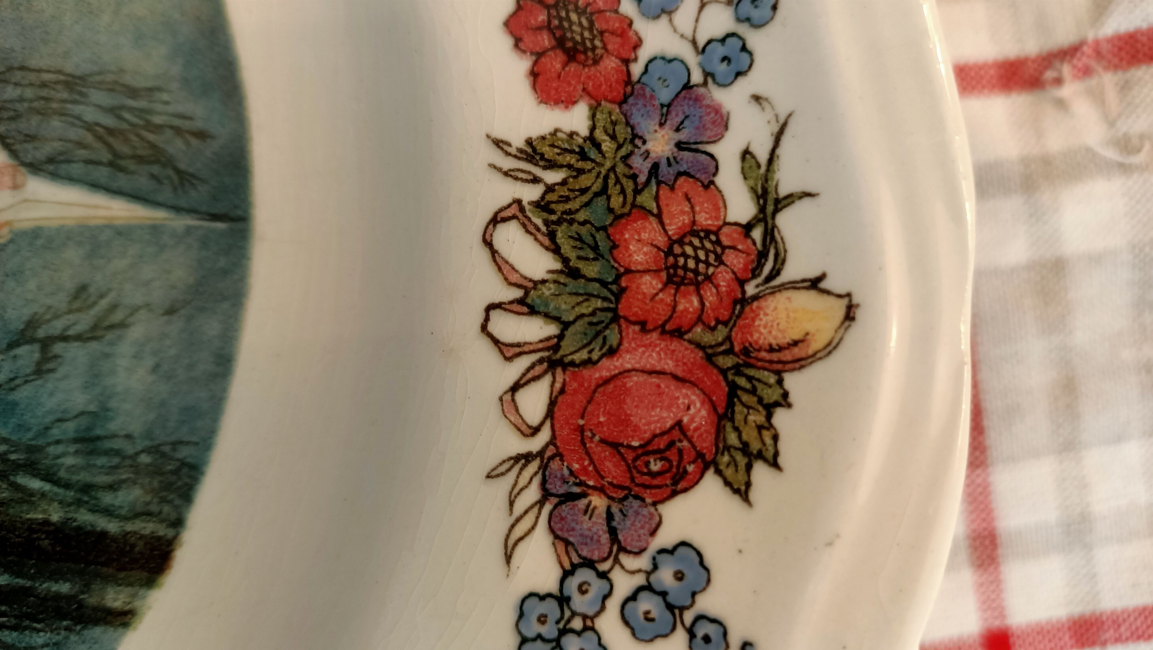 5 assiettes plates Obernai Sarreguemines