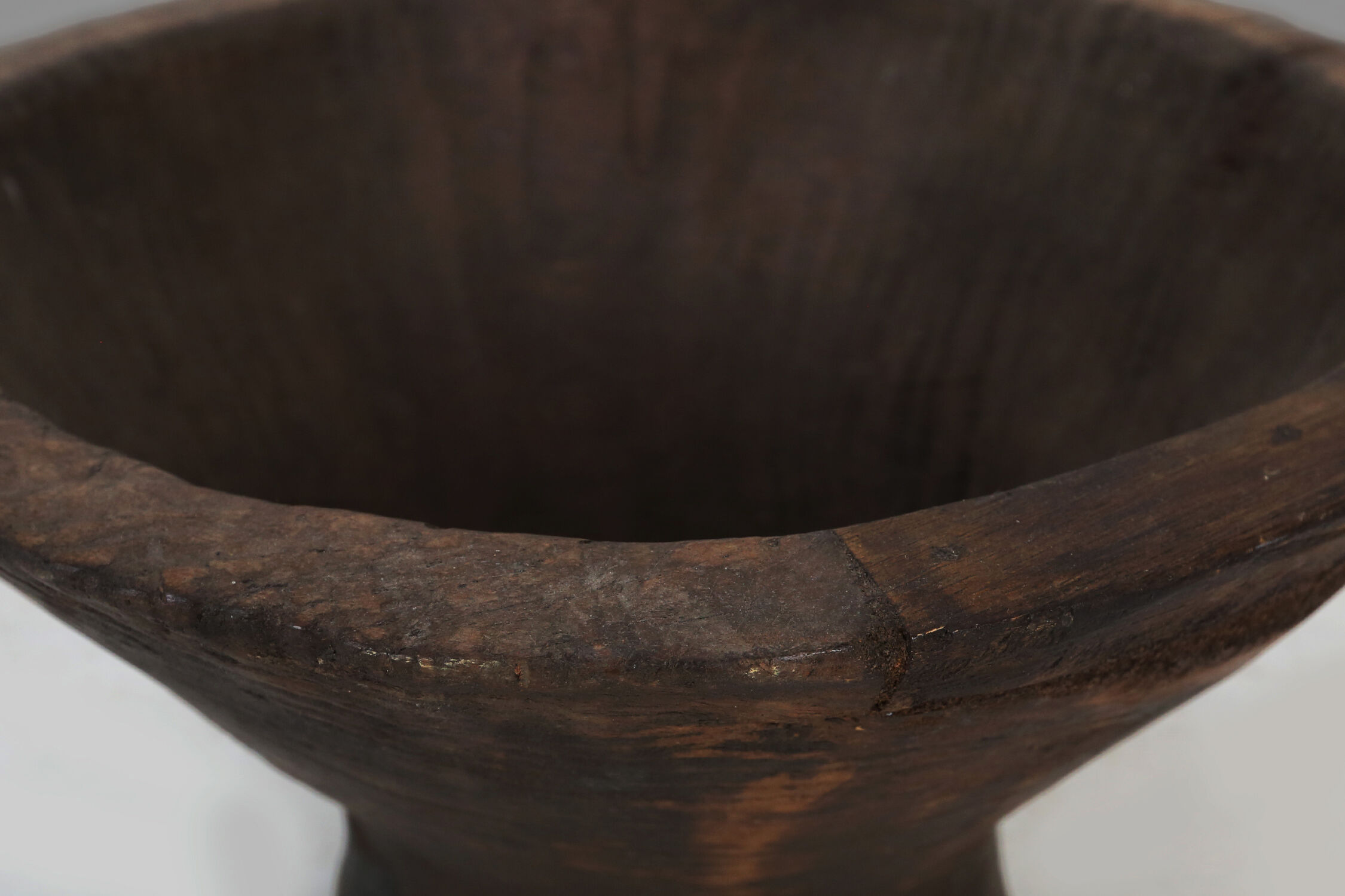 Wooden bowl in Wabi Sabi style Ca.1860