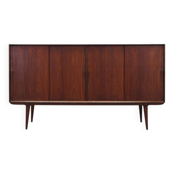 Enfilade en palissandre, design danois, années 1970, fabricant : Omann Jun