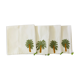 Serviettes brodées palmier