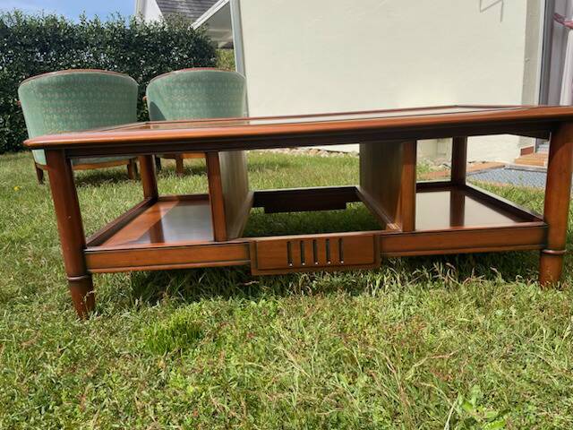 Table basse tiroir et allonges