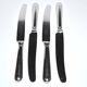 Lot de 4 couteaux anglais hiram wild sheffield england 24cm