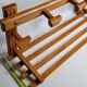 Wooden coat rack, 5 hooks, 74 cm