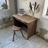 Aranjou elm brutalist desk