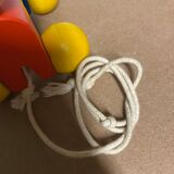 Old wooden toy to pull