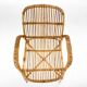 Mid-Century Rattan Armchair, Czechoslovakia, 1970s