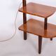 Czech Art Deco Floor Lamp in Walnut attributed to Jindřich Halabala for Up Závody, 1930s
