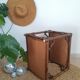 Vintage rattan side table