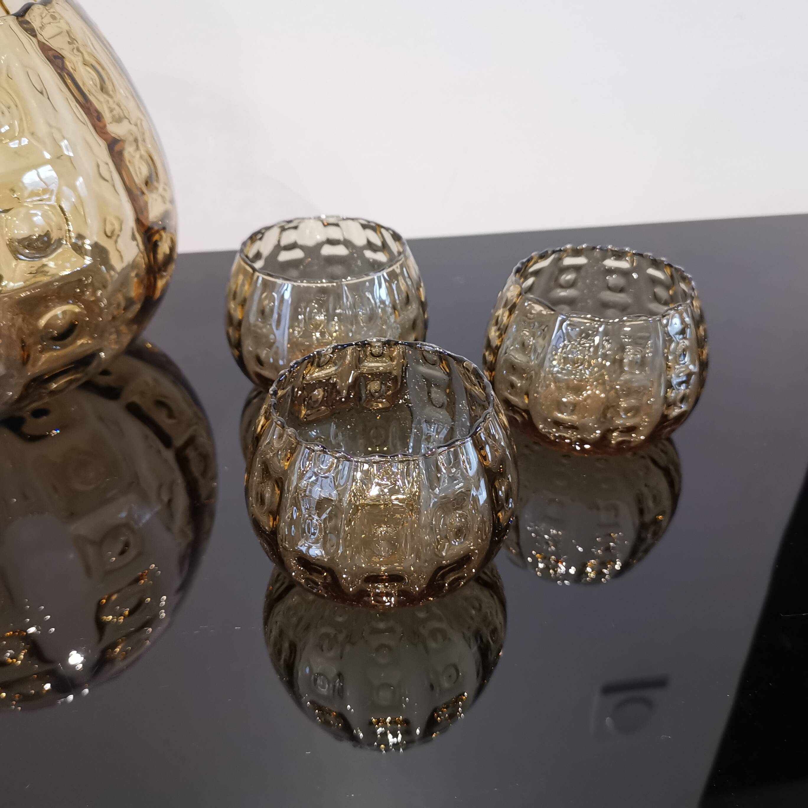 Sangria service 7 pieces 70s Murano style