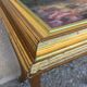Peinture sur bois bouquet de fleurs