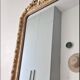 Large antique Louis-Philippe mirror gilded with gold leaf – 186 × 117 cm