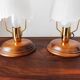 Paire de lampe vintage Italy style art déco