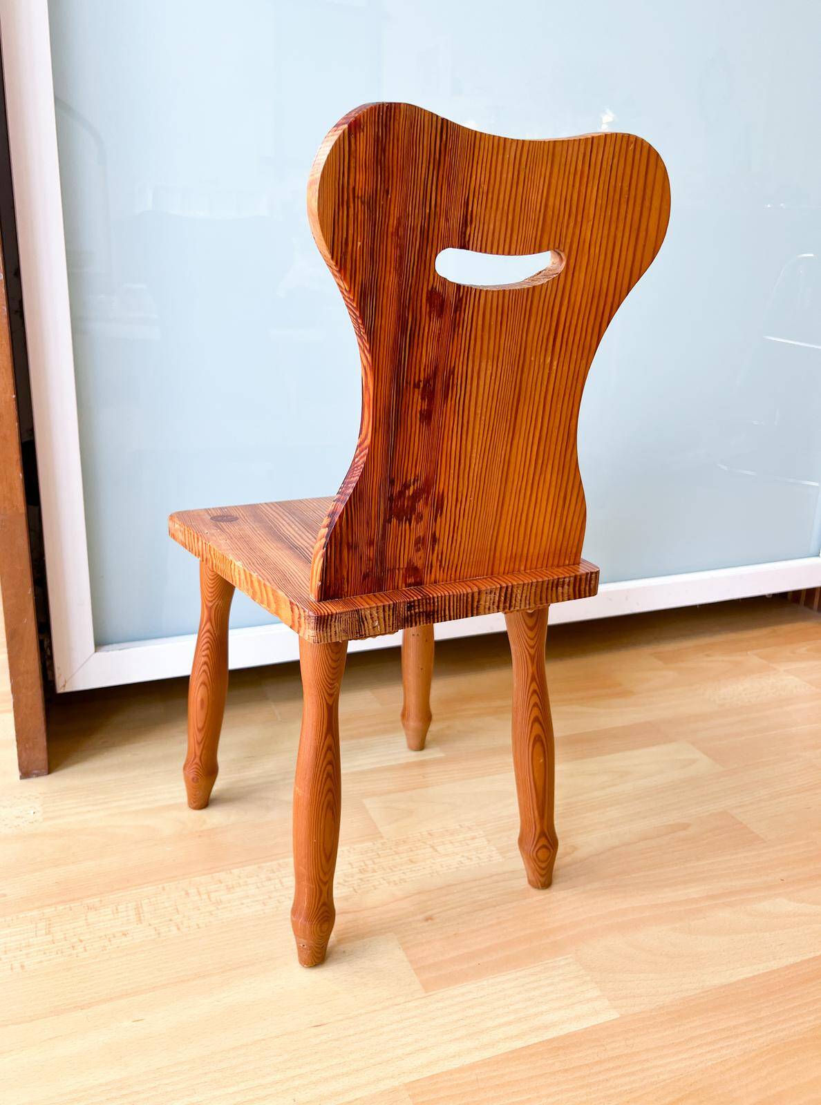 Brutalist style children's chair