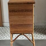 Rattan dresser from the 1950s