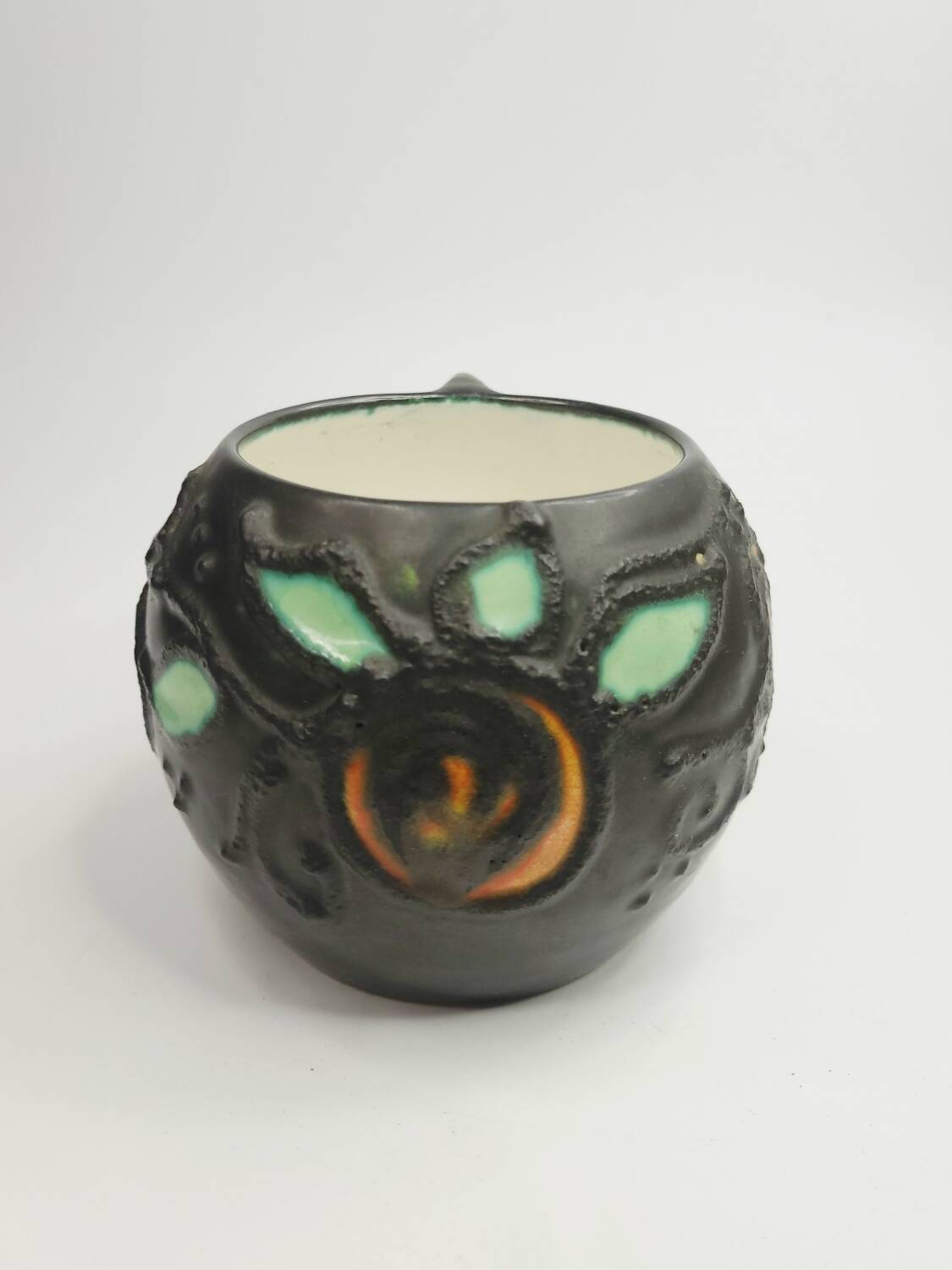 Large vintage ceramic mug Gorbon Işıl – Turkey, 1960s/70s – d