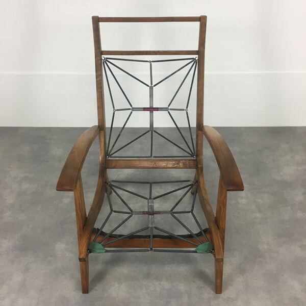 Trio de fauteuils Free Span FS 123 années 50 style reconstruction