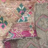 Bohemian Vintage Moroccan Rug from the Boujad region