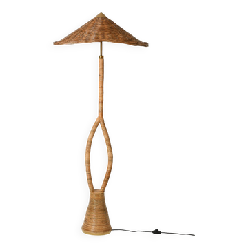 Italian Styled Rattan Floor Lamp