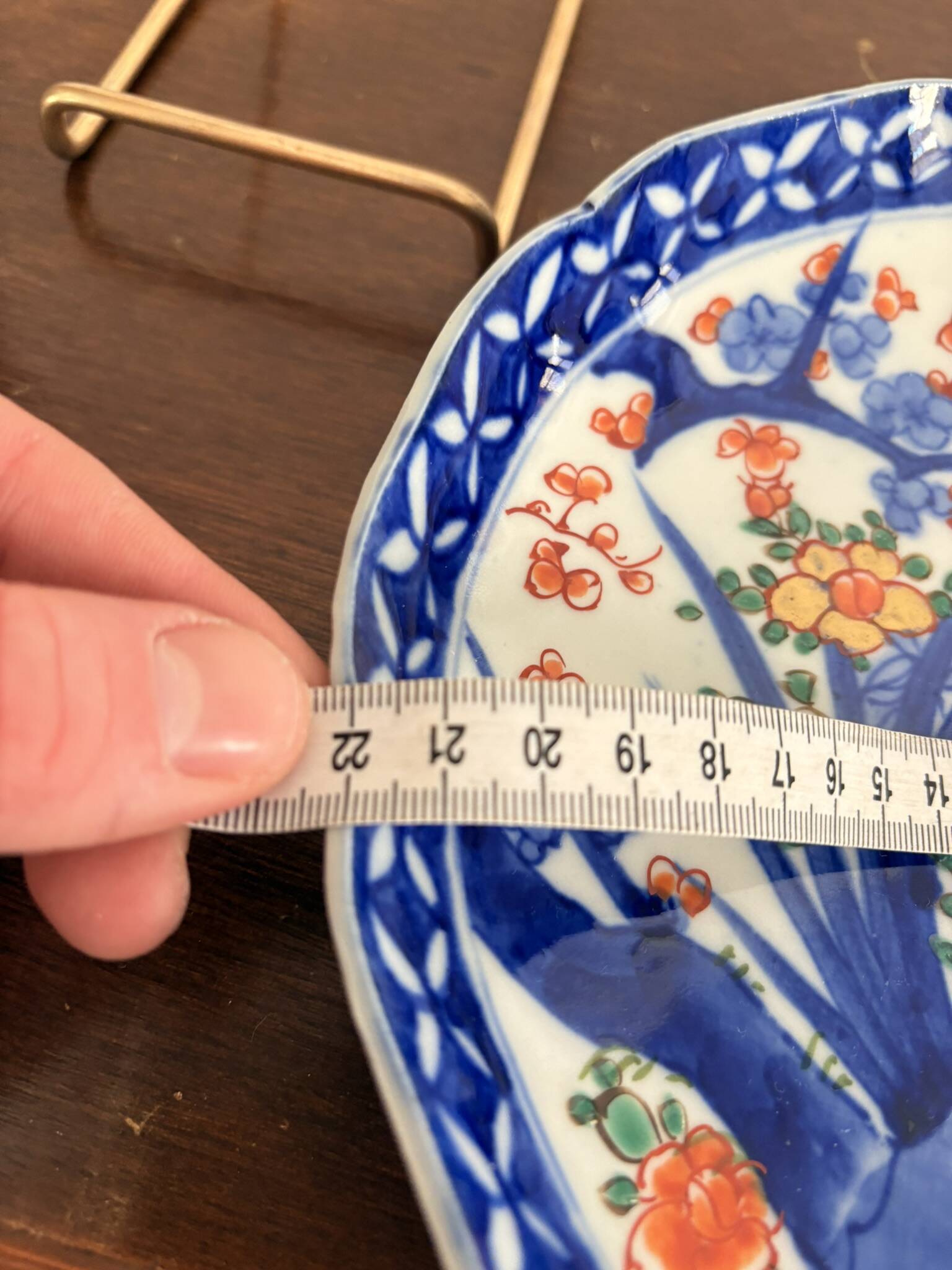 Antique Japanese Plate Arita Style Imari KO Imari Meiji Edo 19th Century