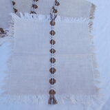 Set of 6 vintage coffee bean towels