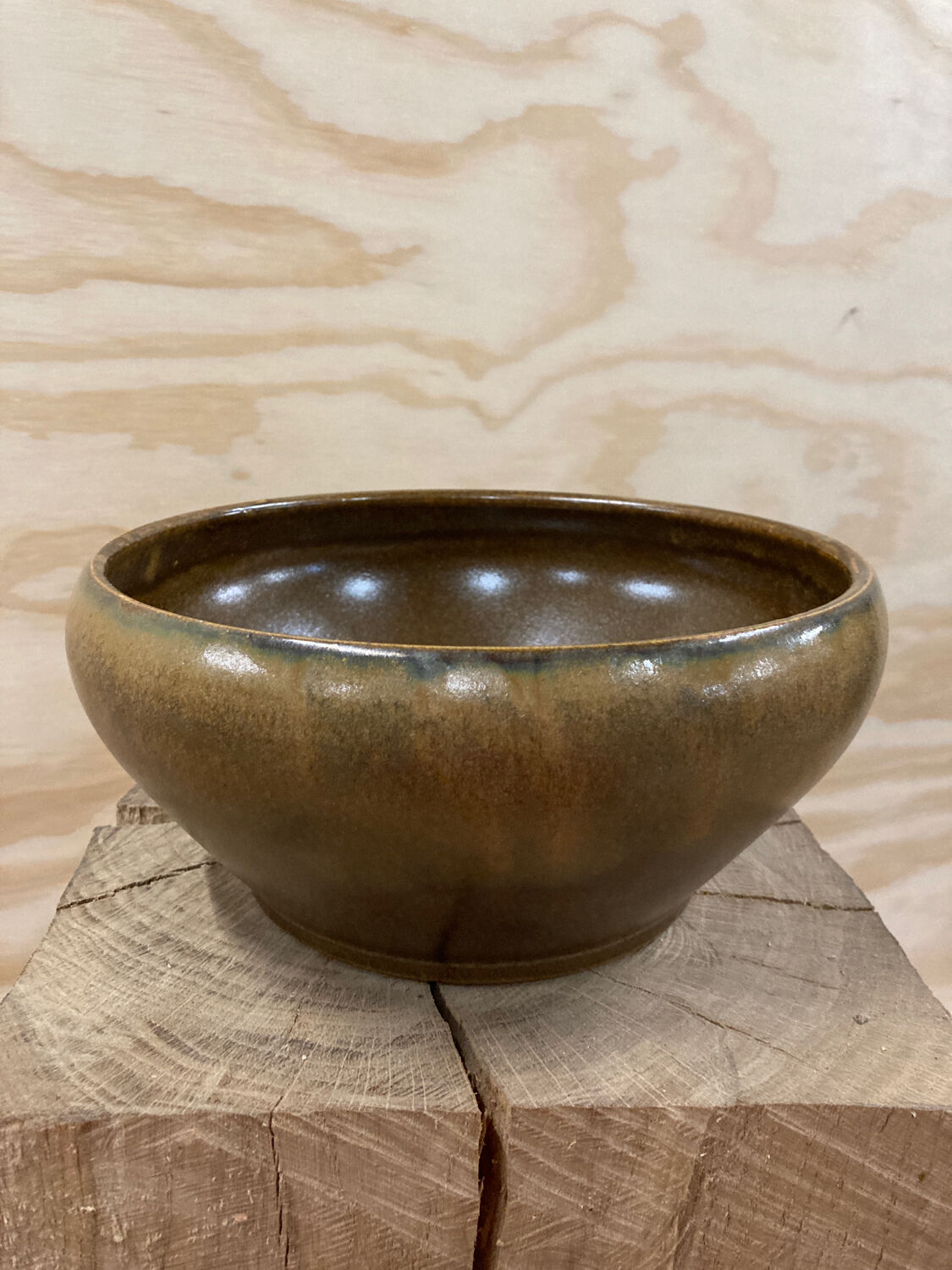 Digoin stoneware salad bowl