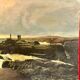 Oil on canvas "Côte Bretonne" signed Gallard - 19th century