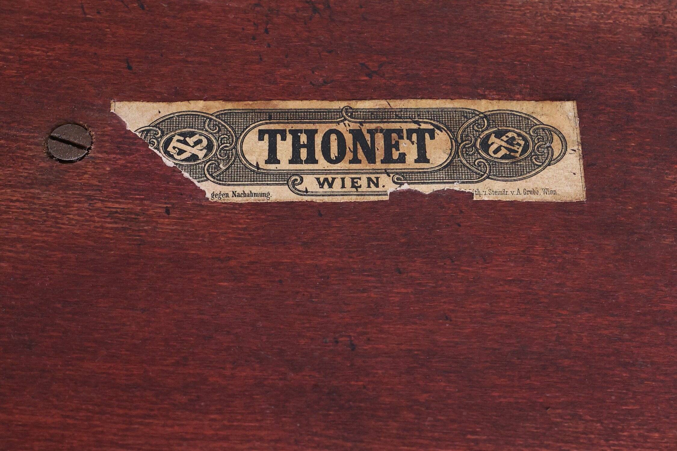 Miroir de cheval modèle autrichien 9954 de Thonet, 1904