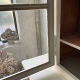 XL display case with white patina