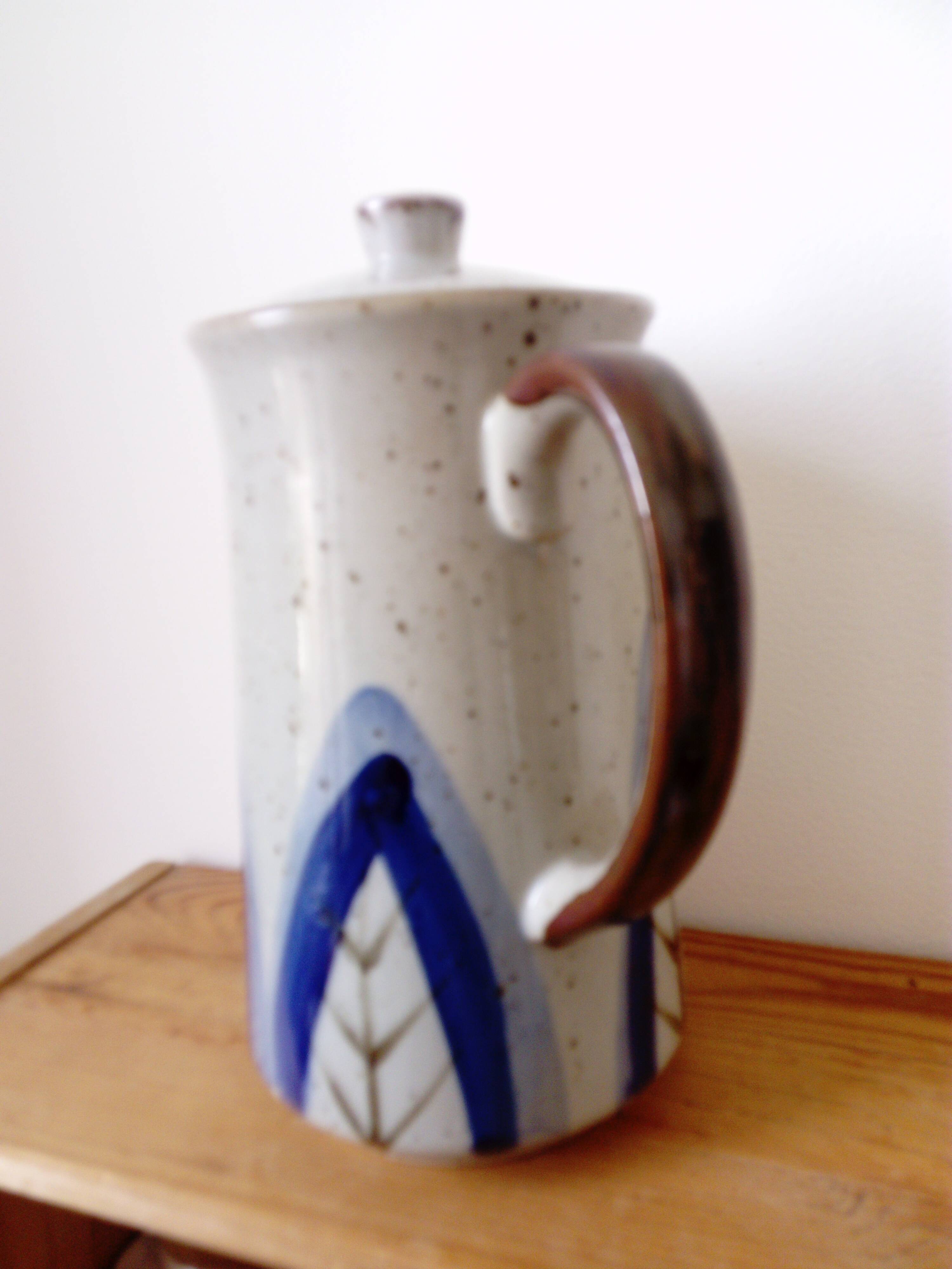 Vintage coffee pot and sugar bowl