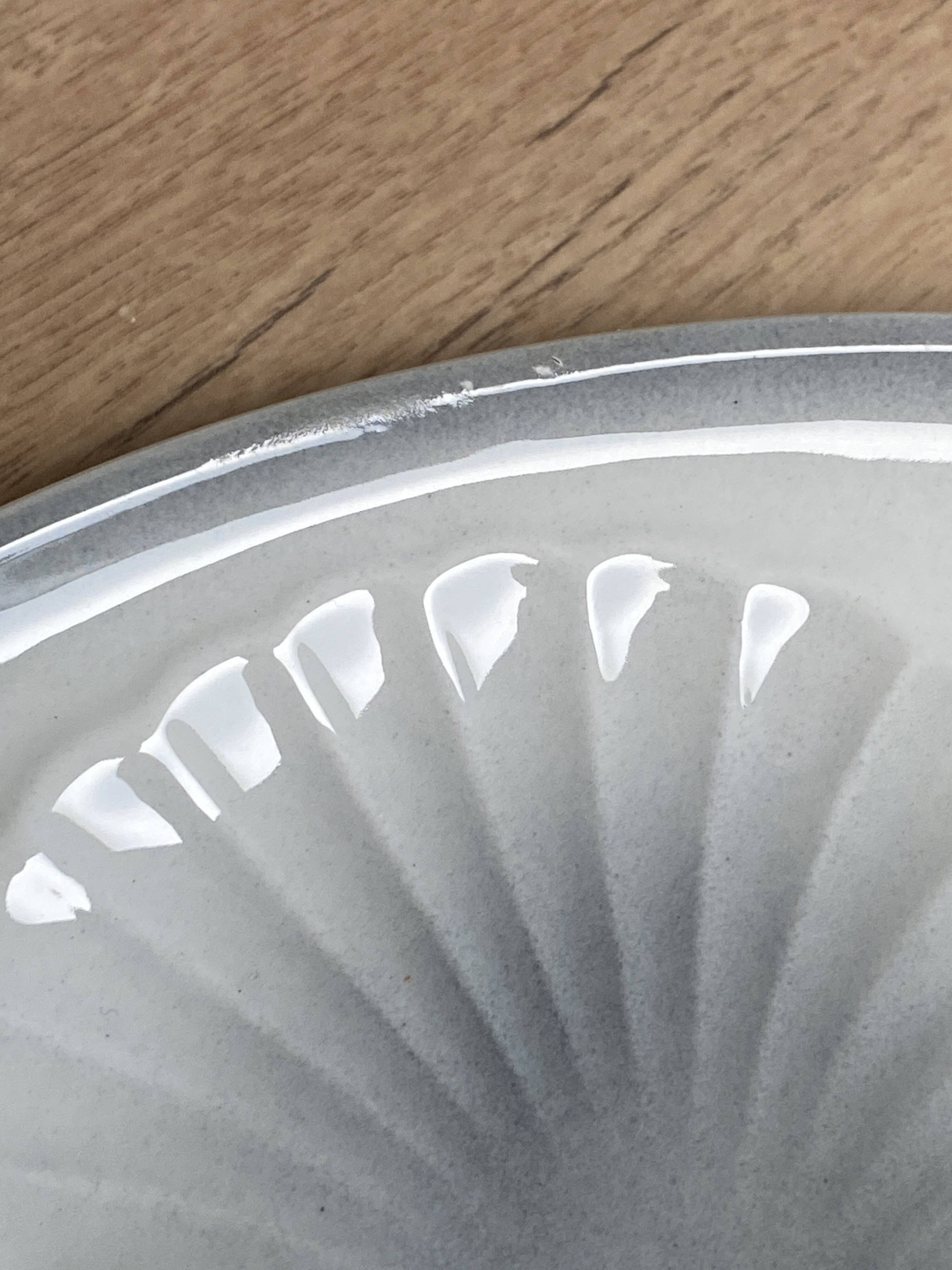 Set of 6 oyster plates Moulin des loups Orchies