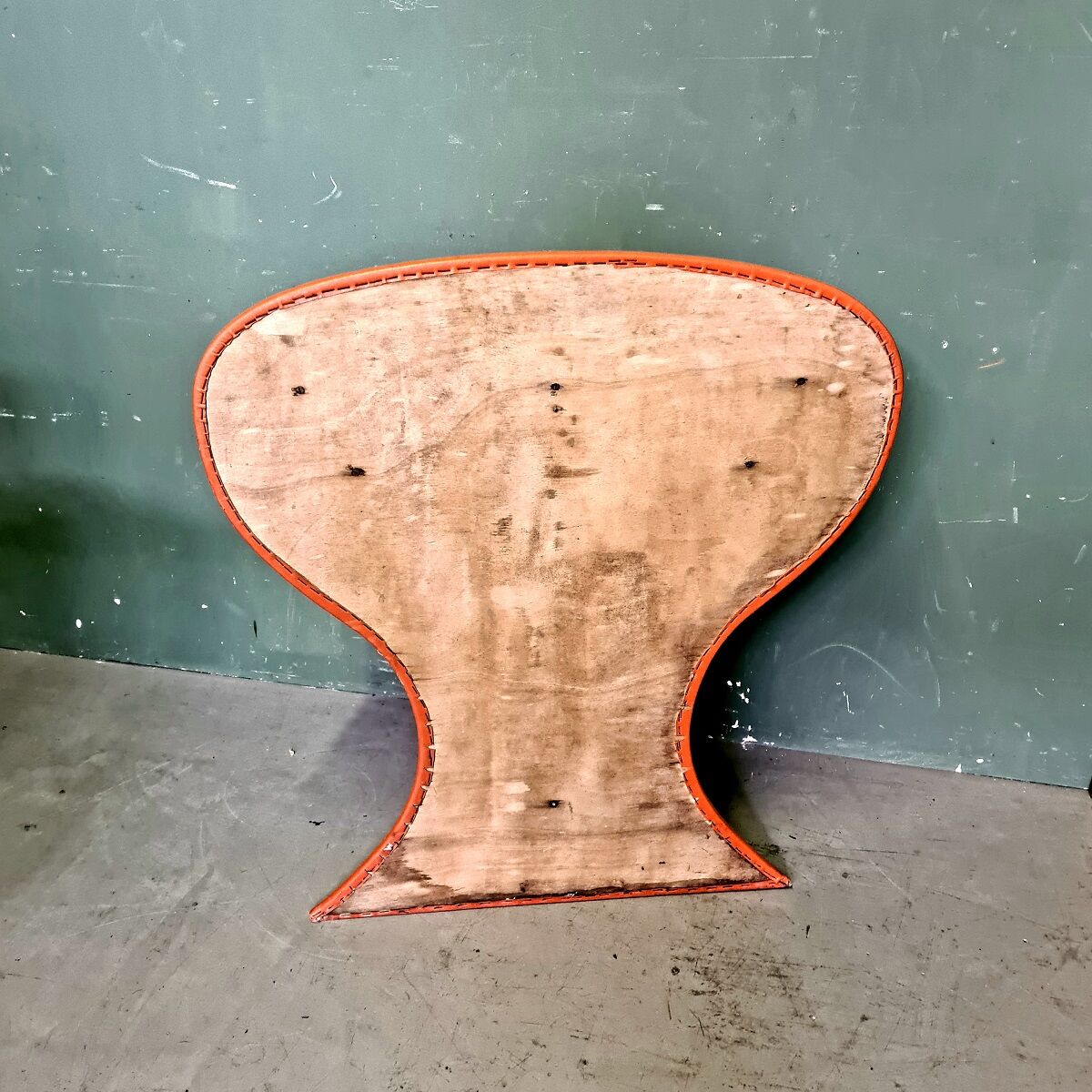 French retro wall console with drawer