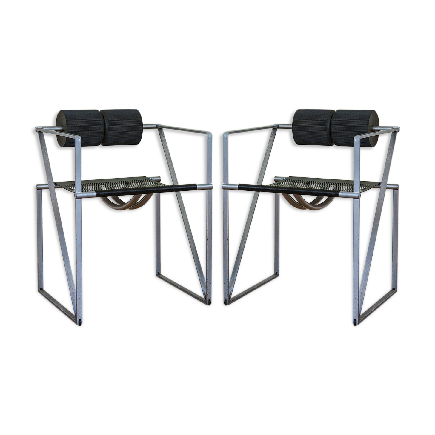 Mario Batta's "Seconda" armchairs