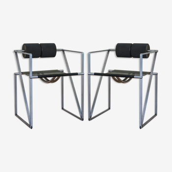 Mario Batta's "Seconda" armchairs