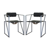 Paire de fauteuils "Seconda" de Mario Botta