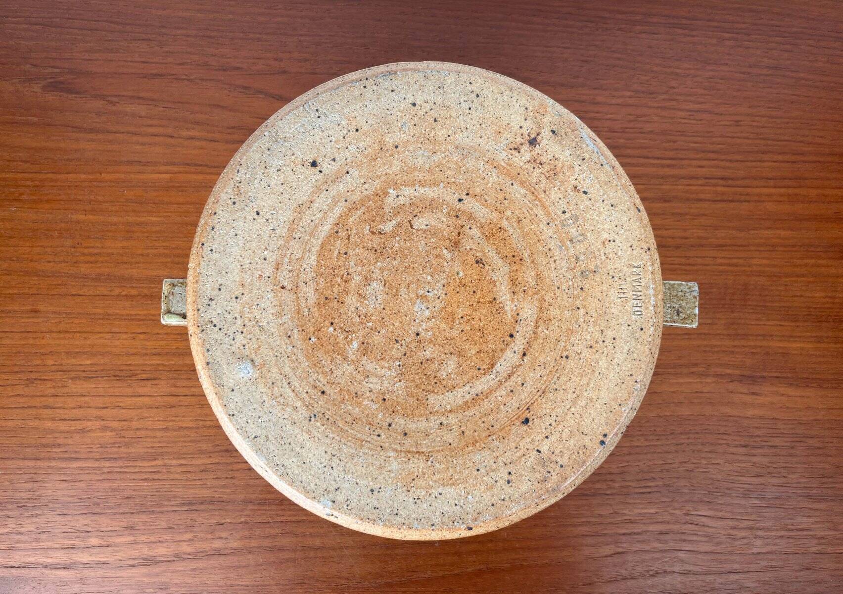 Mid-Century Modern Danish Studio Pottery Bowl by Tue Poulsen for Tue Keramik, 1960s