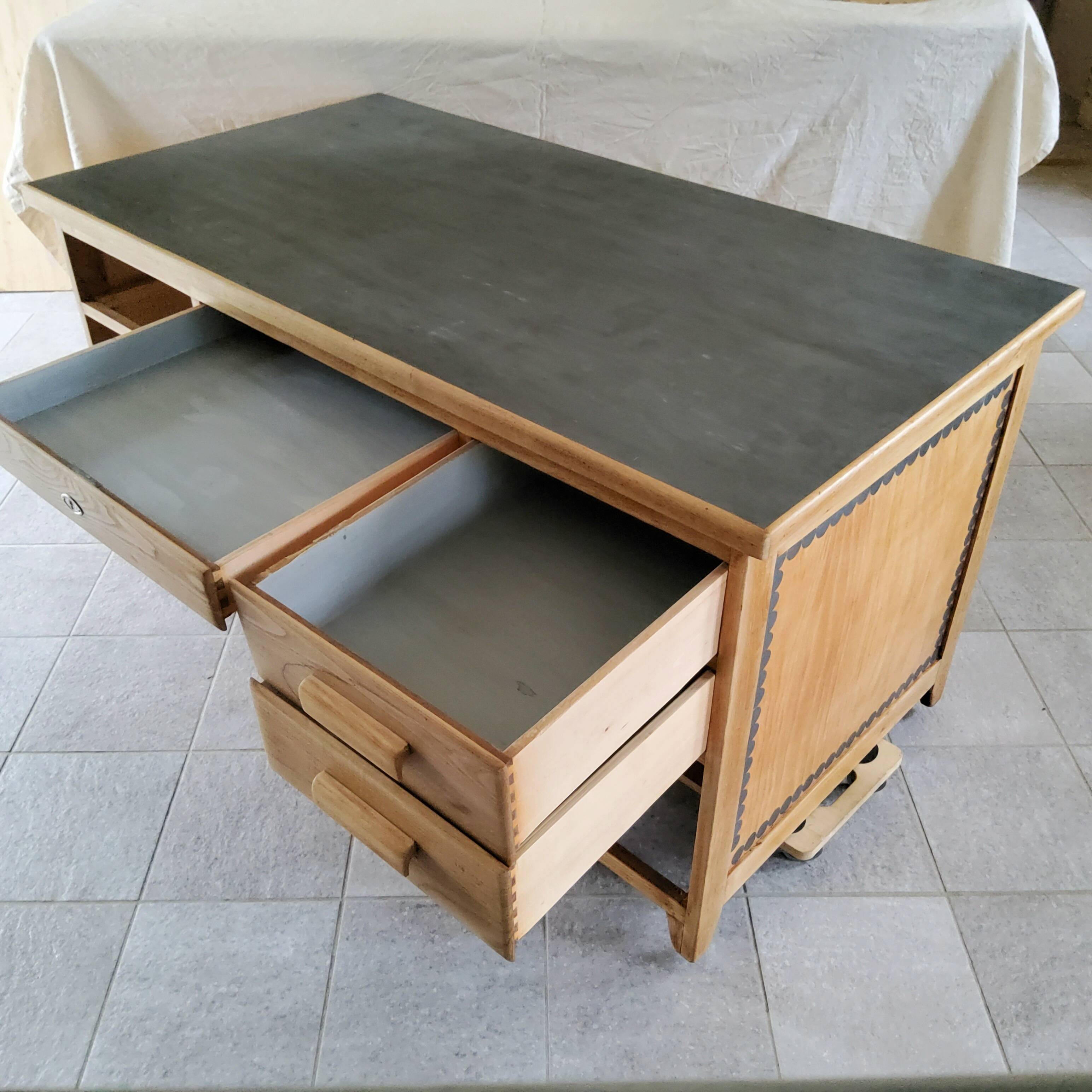 Patinated 1930s desk