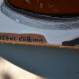 Ceramic plaque Vallauris Raymonde Leduc