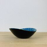 Vintage blue ceramic cup