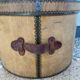 Wooden hat box early twentieth century