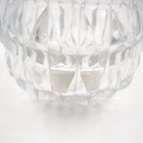 Clear crystal vase Val Saint Lambert - "Artichoke" model - Circa 1960