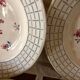 "Roseraie" soup plates from Digoin and Sarreguemines
