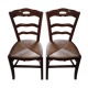 2 chaises paillées