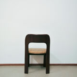 4 brutalist dining chairs