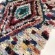 Moroccan Berber carpet Boucherouite 3.05x0.90m