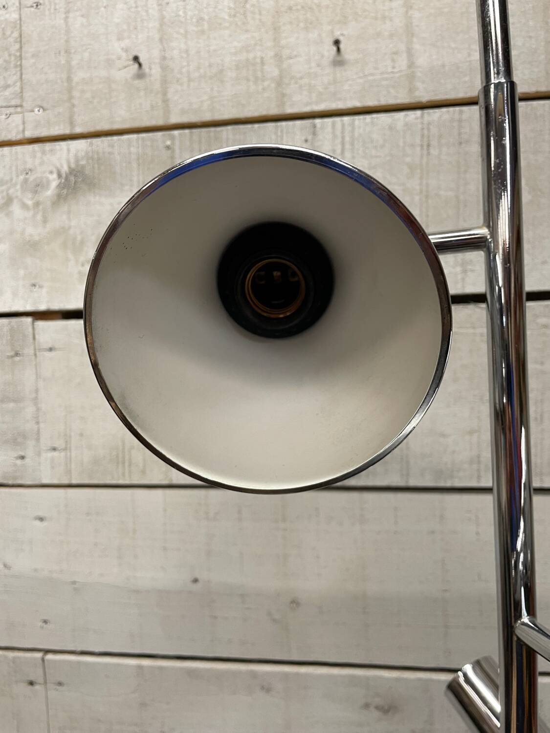 Lampadaire chromé 3 spot vintage design 70